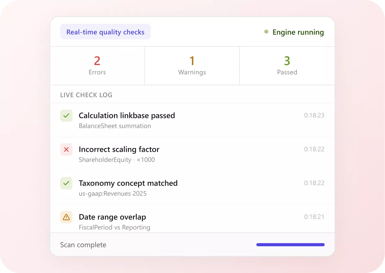 Real-Time Quality Checks illustration